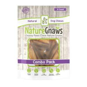 Nature Gnaws Cow Ears and Bully Stick Combo 6 Count