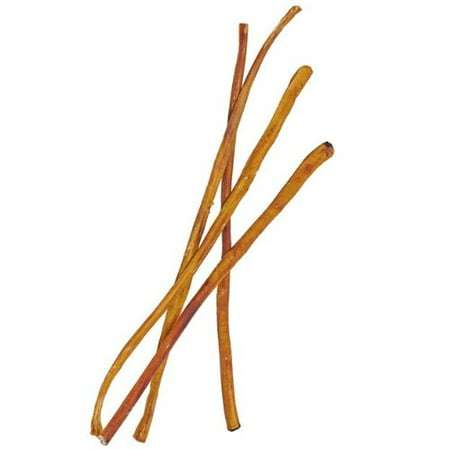 Pawstruck 36 Straight Bully Sticks for Dogs (10 Pack) - Natural Low Odor Bulk Thick Pizzle Chew Stix