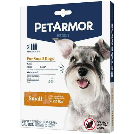 PetArmor Flea & Tick Prevention for Dogs (4-22 lbs) 3 Treatments