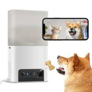Petcube Bites 2 Lite - Interactive Pet Camera with Treat Dispenser 1080p HD Video Night Vision Two-Way Audio