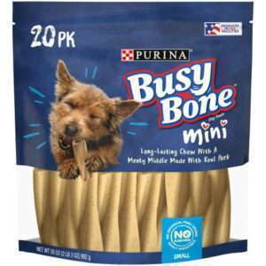 Purina Busy Bone Pork Long Lasting Chews for Dogs 35 oz Pouch