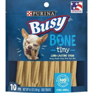 Purina Busy Tiny Real Meat Long Lasting Chew for Dogs 6.5 oz Pouch