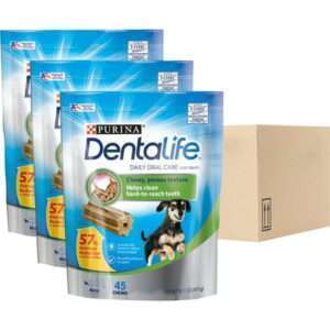 Purina DentaLife Chicken Dental Treats Variety Pack for Dogs 14.7 oz Pouches (3 Pack)