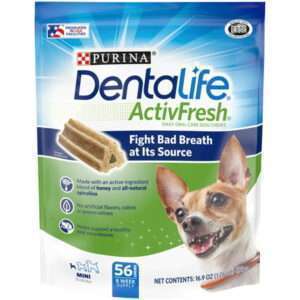 Purina DentaLife Chicken Dental Treats for Dogs 16.9 oz Pouch