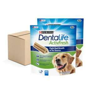 Purina DentaLife Chicken Dental Treats for Dogs 30 ct Pouch (2 Pack)