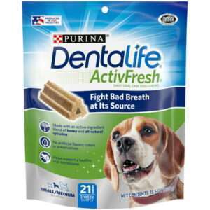 Purina DentaLife Honey & Spirulina Flavor Chunks for Dogs 21 ct Pouch