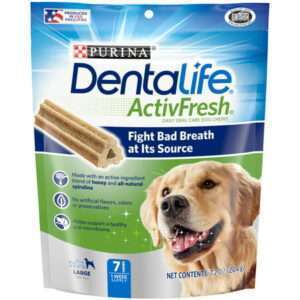 Purina DentaLife Honey & Spirulina Flavor Chunks for Dogs 7 ct Pouch