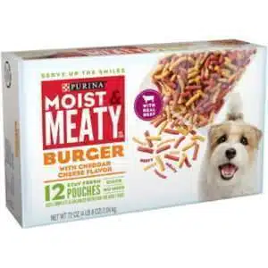 Purina Moist & Meaty Burger with Cheese Flavor