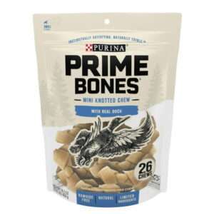 Purina Prime Bones Real Duck Natural Chews for Dogs 26 ct Pouch