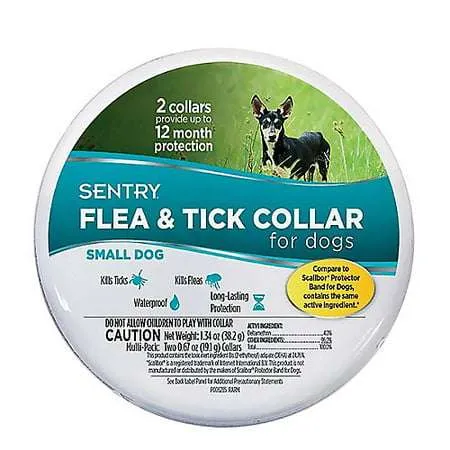 SENTRY Long Lasting Flea and Tick Dog Collar Small
