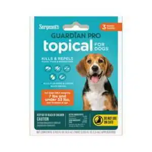 SERGEANT S GUARDIAN Pro Flea & Tick Topical for Dogs 7-33 lbs 3 Count