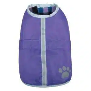 Zack & Zoey Polyester Noreaster Dog Blanket Coat Purple - Medium