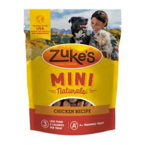 Zuke s Mini Naturals Dog Training Treats Chicken Recipe Soft Dog Treats 6.0 OZ Bag