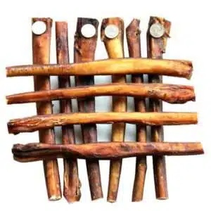 12 BULLY STICKS - JUMBO EXTRA THICK - Dog Chew Treats 12 inch (24 Pack) by Downtown Pet Supply