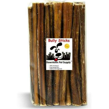 6 and 12 inch Junior Thin Bully Sticks for Dogs (Bulk Bags by Weight) 0.5 LB 12