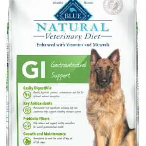 BLUE Natural Veterinary Diet GI Gastrointestinal Support Dry Dog Food - 6 lb Bag