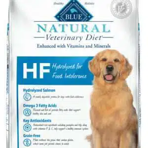 BLUE Natural Veterinary Diet HF Hydrolyzed for Food Intolerance Dry Dog Food - 6 lb Bag