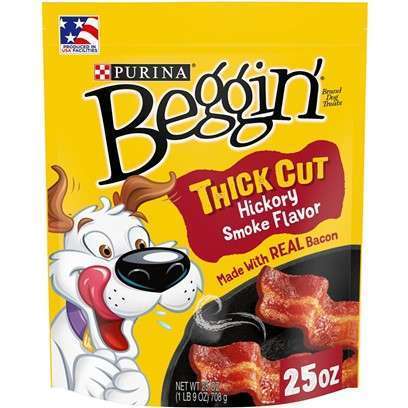 Beggin Strips Thick Cut Hickory Smoked Dog Treats 25-oz