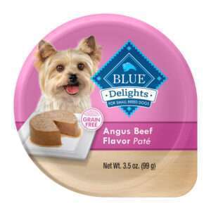 Blue Buffalo Delights Angus Beef Flavour Small Breed Adult Dog Food | 3.5 oz - 12 pk