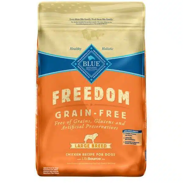 Blue Buffalo Freedom Grain Free Large Breed Chicken Recipe Dog Food | 24 lb