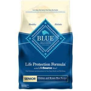 Blue Buffalo Life Protection Chicken & Brown Rice Senior Dog Food | 30 lb
