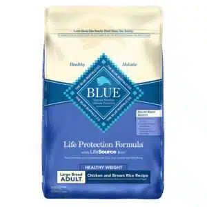 Blue Buffalo Life Protection Formula Large Breed Healthy Weight Chicken & Brown Rice Recipe Dog Food | 30 lb