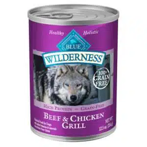 Blue Buffalo Wilderness Beef & Chicken Grill Adult Dog Food | 12.5 oz - 12 pk