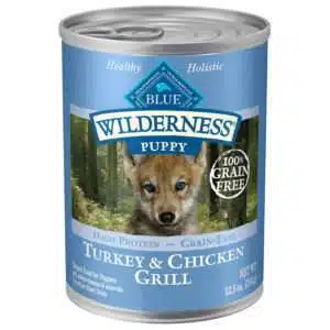 Blue Buffalo Wilderness Puppy Turkey & Chicken Grill Dog Food | 12.5 oz - 12 pk