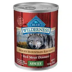Blue Buffalo Wilderness Rocky Mountain Adult Recipe Red Meat Dinner Dog Food | 12.5 oz - 12 pk