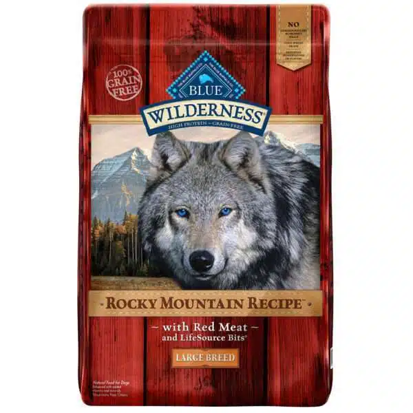 Blue Buffalo Wilderness Rocky Mountain Recipe Large Breed Recipe With Red Meat Dog Food | 22 lb