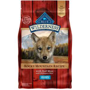 Blue Buffalo Wilderness Rocky Mountain Recipe Puppy With Red Meat Dog Food | 4 lb