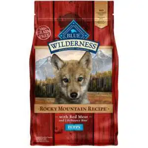 Blue Buffalo Wilderness Rocky Mountain Recipe Puppy With Red Meat Dog Food | 4 lb