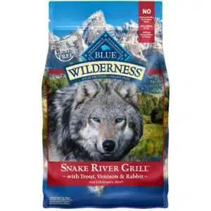 Blue Buffalo Wilderness Snake River Grill With Trout, Venison & Rabbit Dog Food | 22 lb
