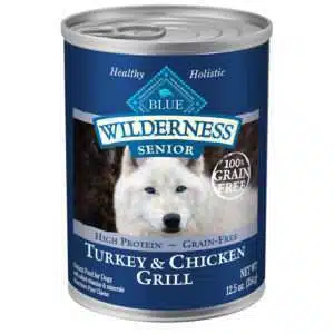 Blue Buffalo Wilderness Turkey & Chicken Grill Senior Dog Food | 12.5 oz - 12 pk