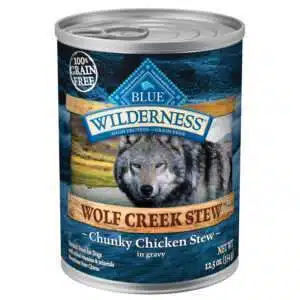 Blue Buffalo Wilderness Wolf Creek Stew Chunky Chicken Adult Dog Food | 12.5 oz - 12 pk