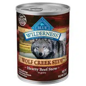 Blue Buffalo Wilderness Wolf Creek Stew Hearty Beef Adult Dog Food | 12.5 oz - 12 pk