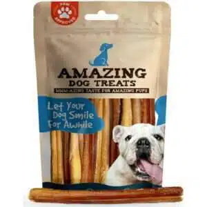 Bully Stick 6 Inch (2 Count) - Regular Thickness - Bully Sticks for Dogs - No Hide Dog Bones