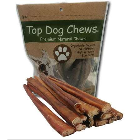 CHIE Standard Bully Sticks 12 Free Range Grass Fed Natural Beef 12 Pack