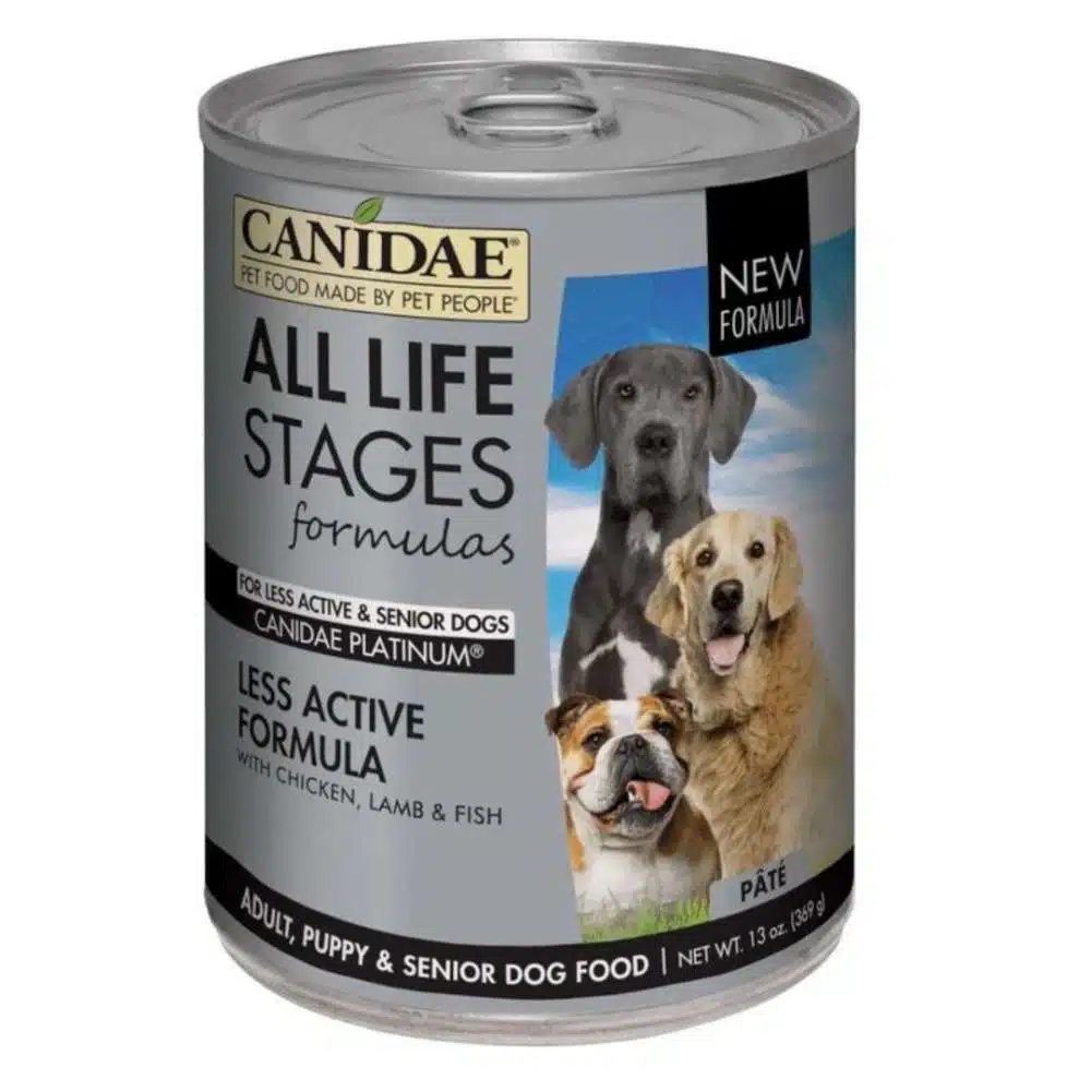 Canidae Platinum Formula for Seniors & Over Weight Dogs Canned Dog Food - 13 oz, case of 12