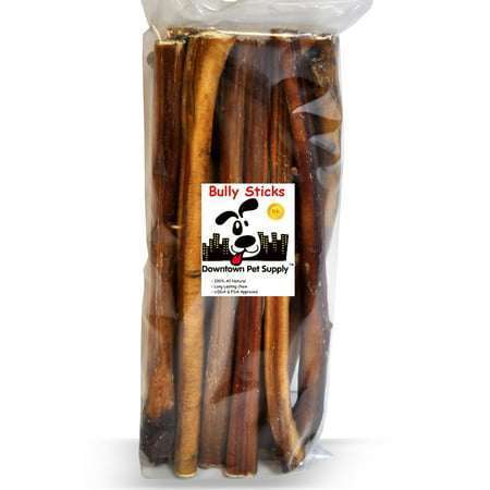 Downtown Pet Supply Bully Sticks For Dogs Spiral Rawhide Free Dog Chews 12 5 Pack