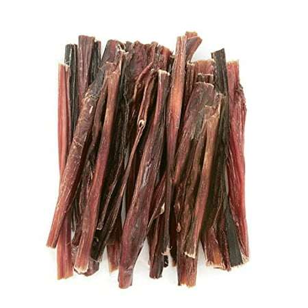 GigaBite 6 Inch Slim Odor-Free Bully Sticks (25 Pack) - All Natural Free Range Beef Pizzle Dog Treat by Best Pet Supplies