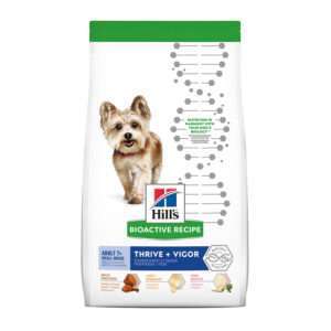 Hill's Bioactive Adult 7+ Small Breed Thrive + Vigor Chicken & Brown Rice Dog Food | 11 lb