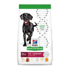 Hill's Bioactive Adult Large Breed Fit + Radiant Chicken & Barley Dog Food | 22.5 lb