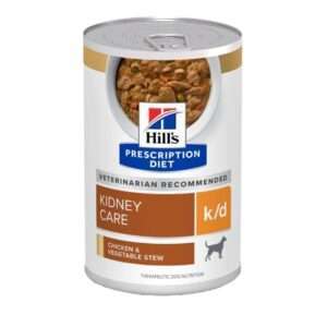 Hill's Prescription Diet Canine k/d Kidney Care Chicken & Vegetable Stew Wet Dog Food - 12.5 oz, case of 12