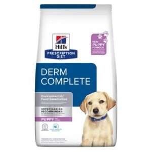 Hill's Prescription Diet Derm Complete Puppy Environmental/Food Sensitivities Dry Dog Food 14.3 lb Bag, Rice & Egg