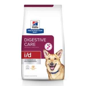 Hill's Prescription Diet i/d Digestive Care Dry Dog Food 17.6 lb Bag, Chicken Flavor