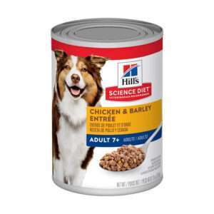 Hill's Science Diet Adult 7+ Chicken & Barley Entree Dog Food | 13 oz - 12 pk