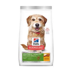 Hill's Science Diet Adult 7+ Senior Vitality Small & Mini Chicken & Rice Recipe Dog Food | 3.5 lb