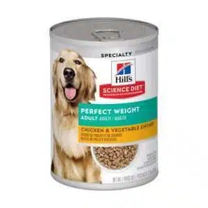 Hill's Science Diet Adult Perfect Weight Chicken & Vegetable Entree Dog Food | 12.8 oz - 12 pk