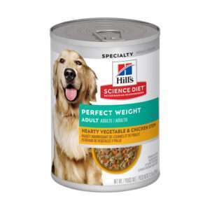 Hill's Science Diet Adult Perfect Weight Hearty Vegetable & Chicken Stew Dog Food | 12.5 oz - 12 pk